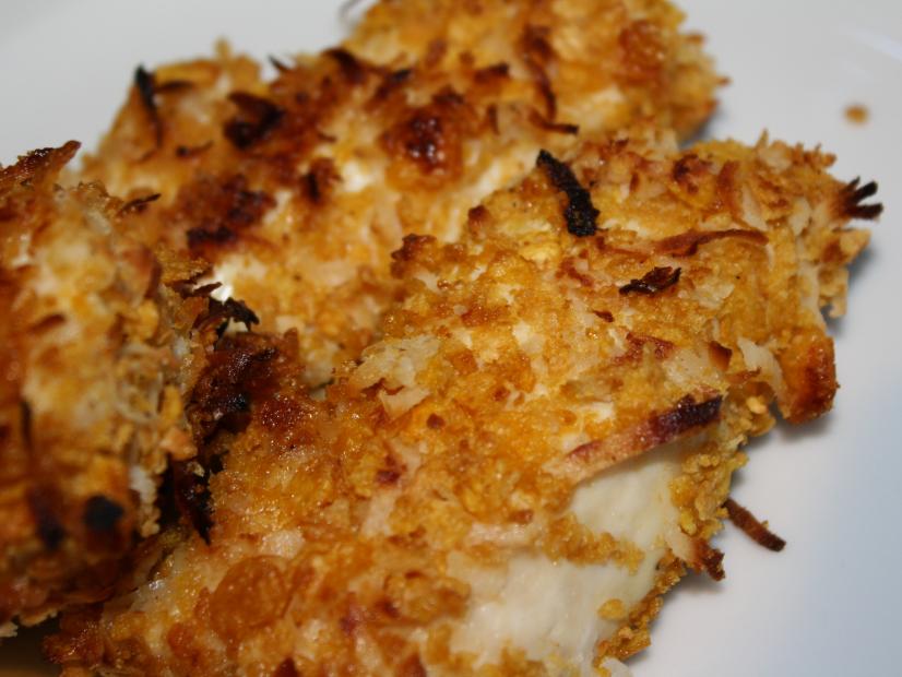 Coconut crusted chicken