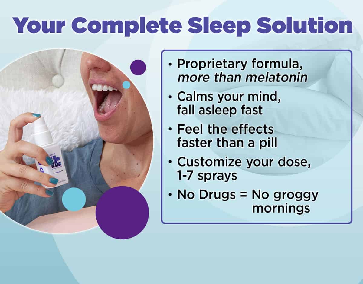 Your More Complete Sleep Solution * Calm your mind, Fall asleep fast. Asleep in 10 minutes or less. No more groggy mornings.